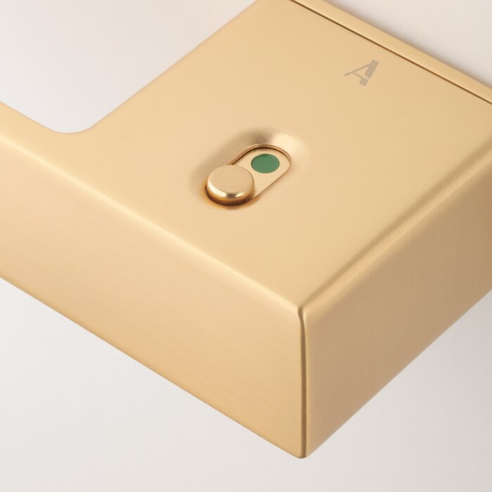 Aprile Massieve mat gouden APRILE deurklinken LUDISIA