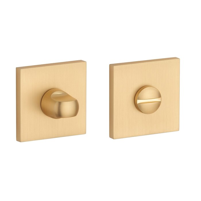 STILE STILE WC-Garnitur eckig 53x53x7mm matt gold