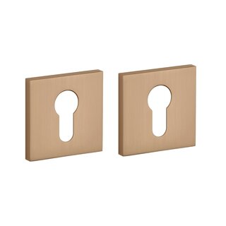 STILE Plaques cylindriques STILE carrées 53x53x7mm - marron clair