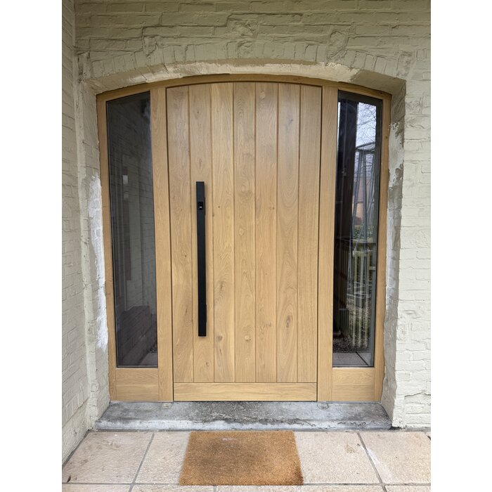 X7.ZO Black door handle Z46 1000mm with biometric laser for fingerprint access