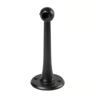 Dauby Piece of long end support aged iron - black (VO) "right"