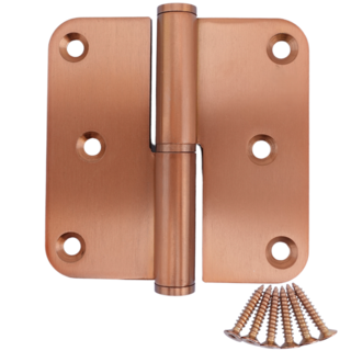 STERK RVS paumelle 80x80x2.5mm - Koper PVD