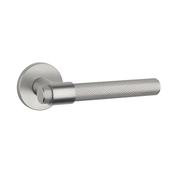 STILE GOYA STILE door handles Ø53 x7 mm, cross-cut - matt nickel