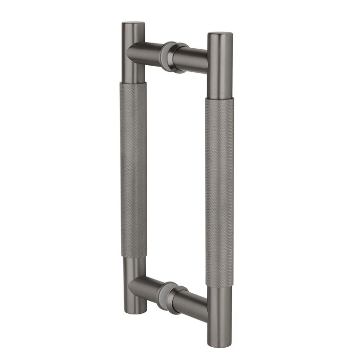 STERK Door handles 1770 cross-ground - Basalt PVD - axle size 200mm