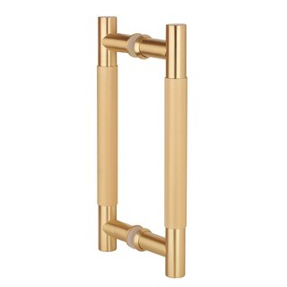 STERK Poignées de porte en or mat 1770 - 20/200/250 mm