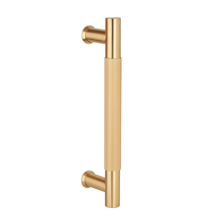 STERK Mat gouden deurgrepen 1770 kruislings geslepen - Asmaat 200mm