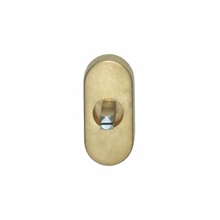 Intersteel Base plate for window handle neck from Intersteel - Tumbled brass