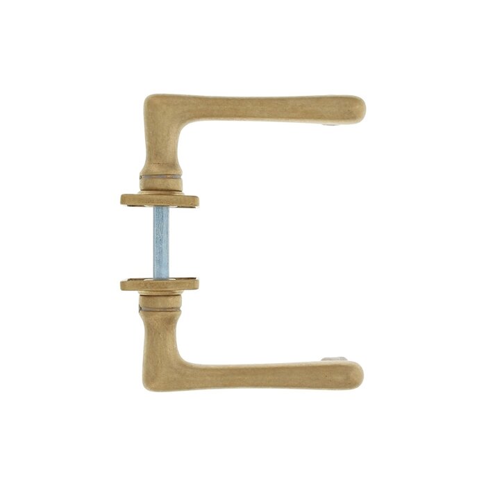 Intersteel Door handle TRENTO from Intersteel - Brass tumbled