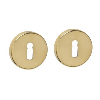 Intersteel Rosaces à clé dissimulées Intersteel - Couleur laiton PVD