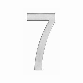 Intersteel Intersteel house number '7' - brushed stainless steel
