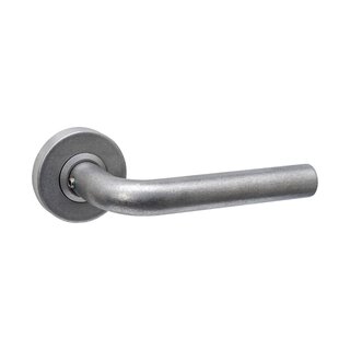 Intersteel Door handle LUZERN from Intersteel - Stainless steel tumbled