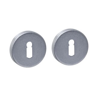 Intersteel Intersteel concealed key rosettes - tumbled stainless steel