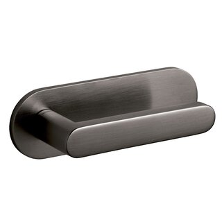 Intersteel Poignées de porte Olivari LINK bouclier horizontal - anthracite mat PVD titane