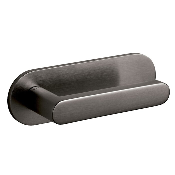 Intersteel Olivari door handles LINK horizontal shield with continuous mounting - anthracite matt Titanium PVD - Copy