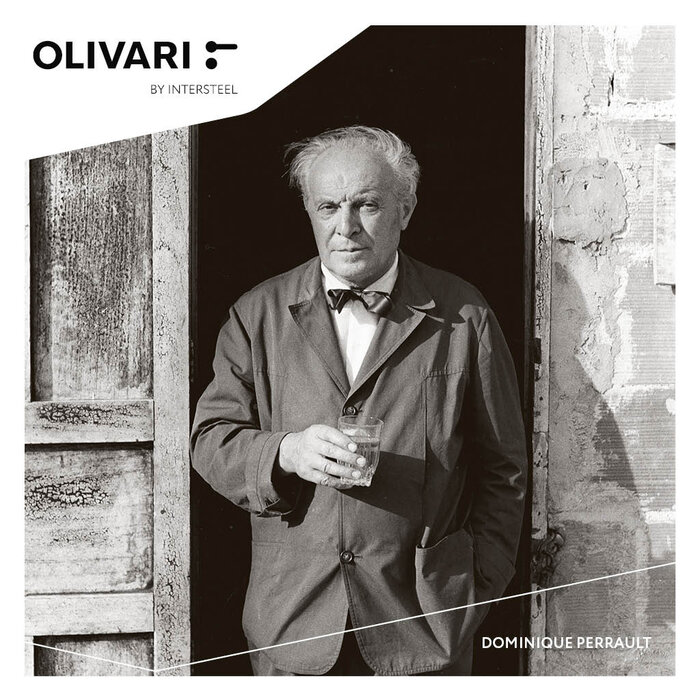 Olivari Olivari door handle Lama L on rosette stainless steel matt titanium PVD without key plates