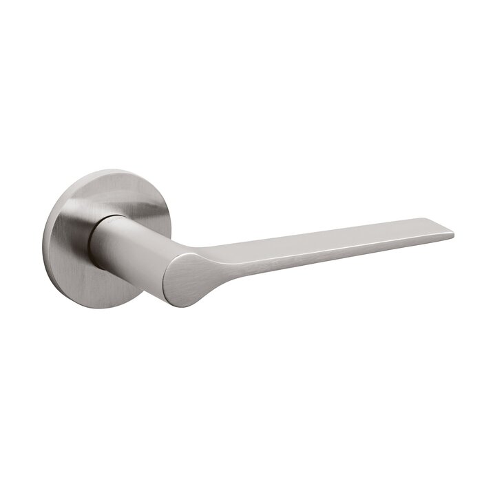 Olivari Olivari door handle Lama L on rosette stainless steel matt titanium PVD without key plates