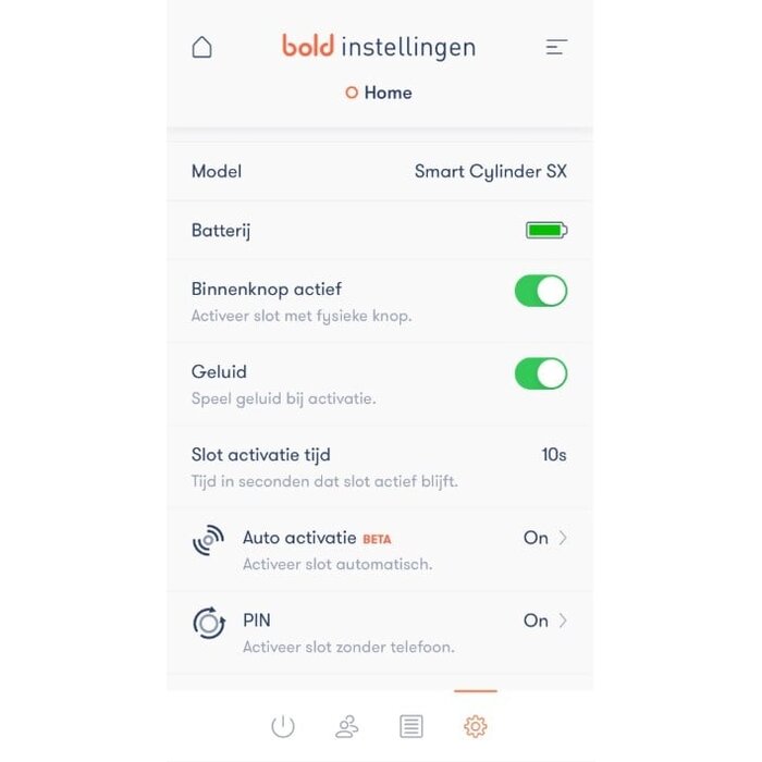 BOLD Bold smart cylinder SX33 Elite - skg3 gekeurd  - Koper