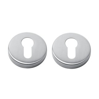 In-Door Paar cilinder plaatjes RVS rond