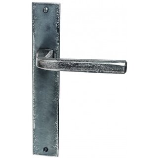 HALCO Poignées de porte HALCÖ St. Moritz sur blason - Acier brut