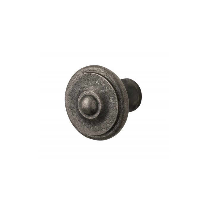HALCO HALCÖ round furniture knob Obertauern - Raw steel