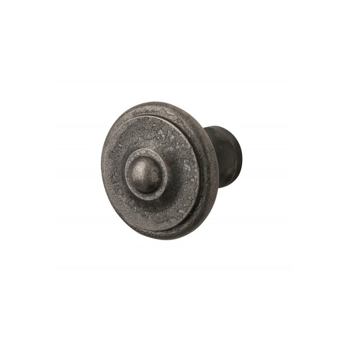 HALCO HALCÖ round furniture knob Obertauern - Raw steel