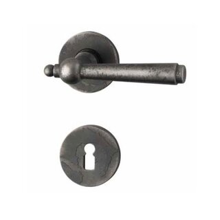 HALCO HALCÖ door handles Kaprun - spring-loaded - Raw steel