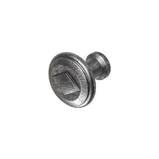 HALCO HALCÖ round furniture knob St.Anton - Raw steel