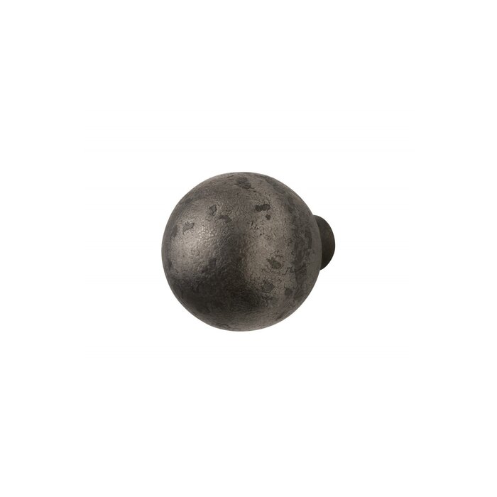 HALCO HALCÖ spherical furniture knob St. Anton - Raw steel
