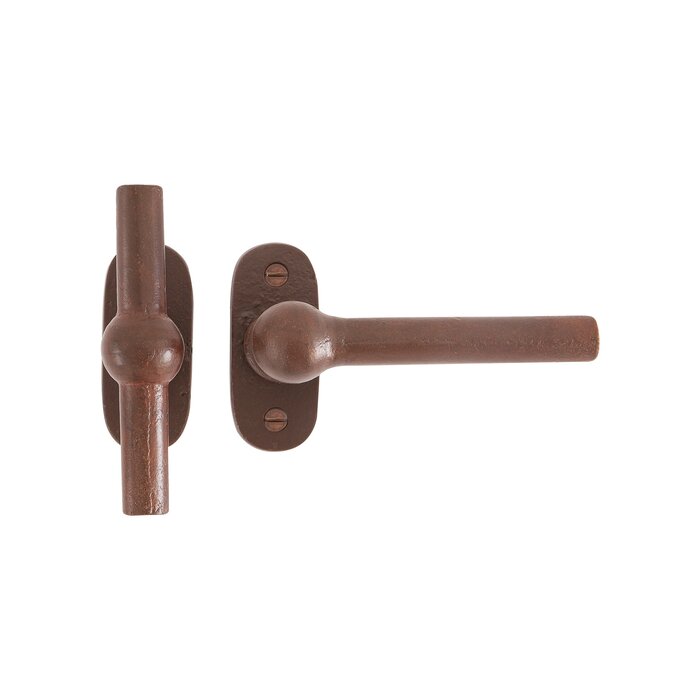 Dauby Pair of door handles BECDF "T+L"/ PBTC 1 - RUST (RC)
