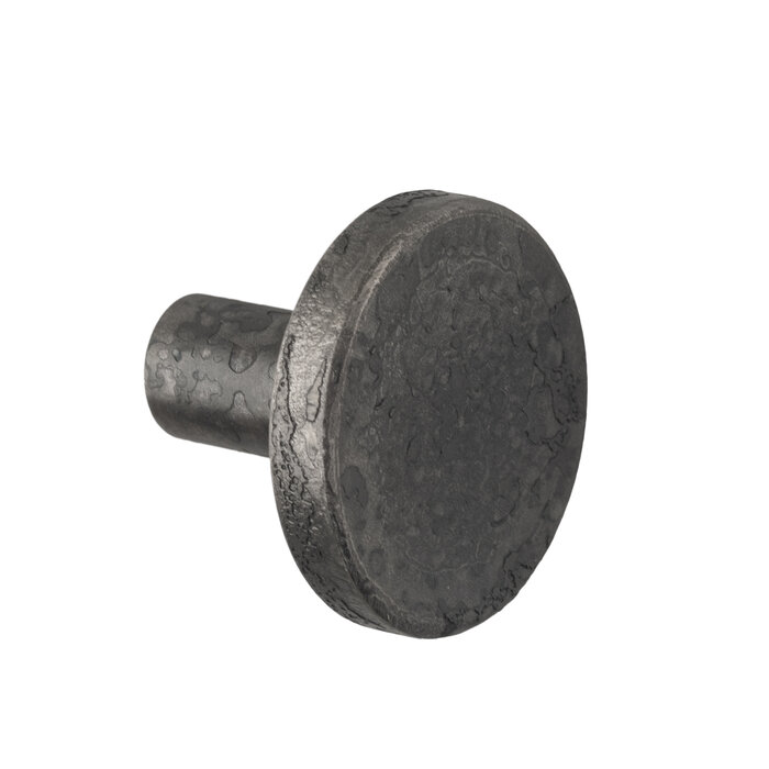 HALCO HALCÖ round furniture knob Saalbach/Stubai - Raw steel
