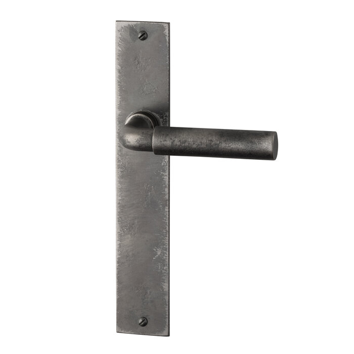 HALCO Poignées de porte HALCÖ Stubai sur bouclier - Acier brut