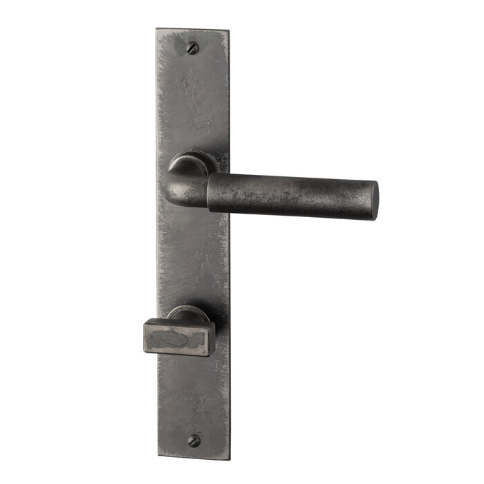 HALCO Poignées de porte HALCÖ Stubai sur bouclier - Acier brut