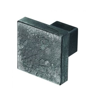 HALCO HALCÖ square furniture knob Q Lech/Oberstdorf - Raw steel
