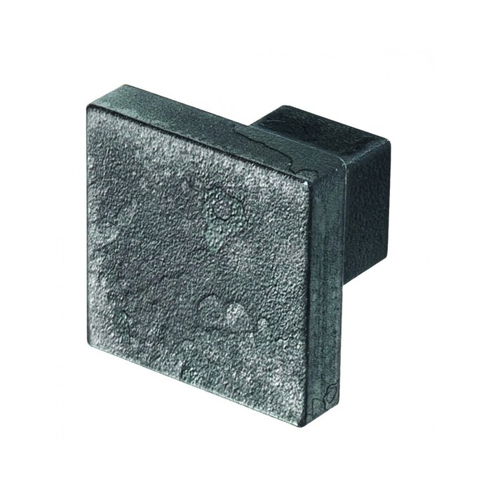 HALCO HALCÖ square furniture knob Q Lech/Oberstdorf - Raw steel