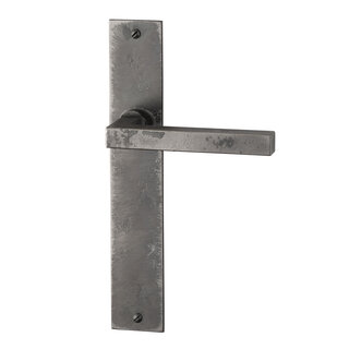 HALCO Poignées de porte HALCÖ Oberstdorf sur plaque - Acier brut