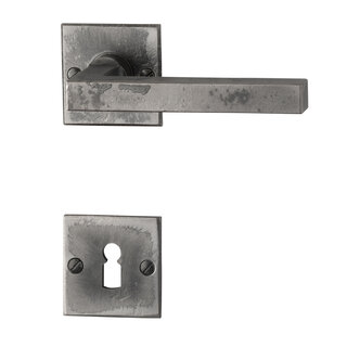 HALCO HALCÖ door handles Oberstdorf - unsprung - Raw steel