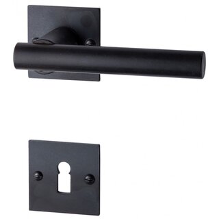 HALCO HALCÖ door handles FÜGEN - unsprung - Black steel