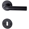 HALCO HALCÖ door handles SÖLDEN - unsprung - Black steel