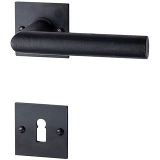 HALCO HALCÖ door handles DAVOS - unsprung - Black steel