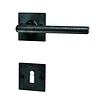 HALCO HALCÖ door handles TUX - unsprung - Black steel