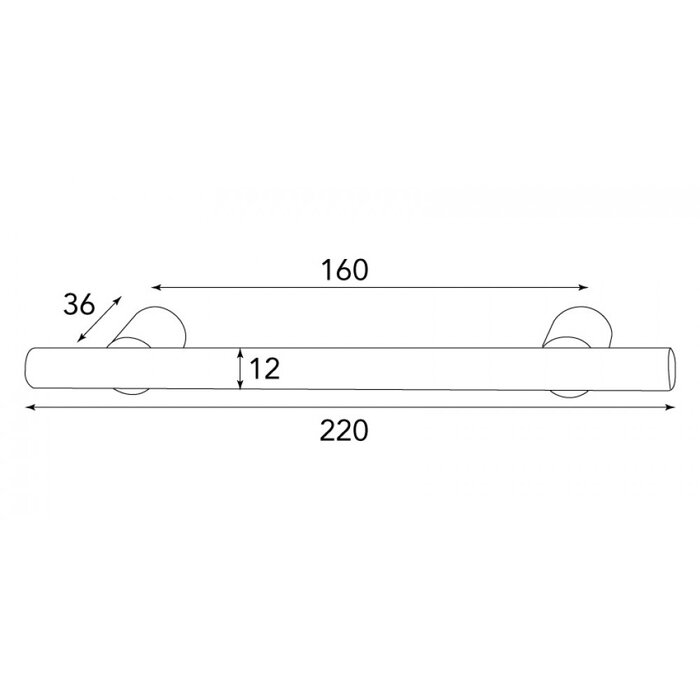 HALCO HALCÖ furniture handle FÜGEN - Black steel
