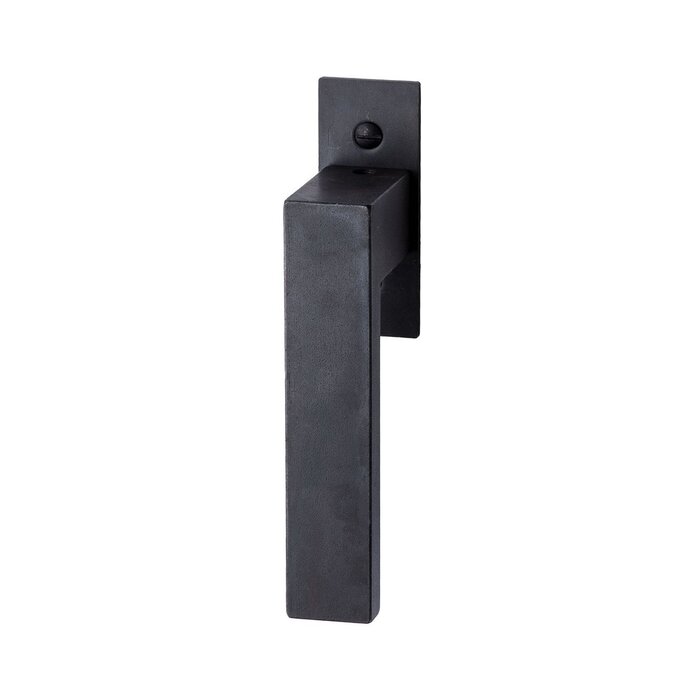 HALCO HALCÖ Window handle tilt and turn LECH - Visibly screwed - Black steel