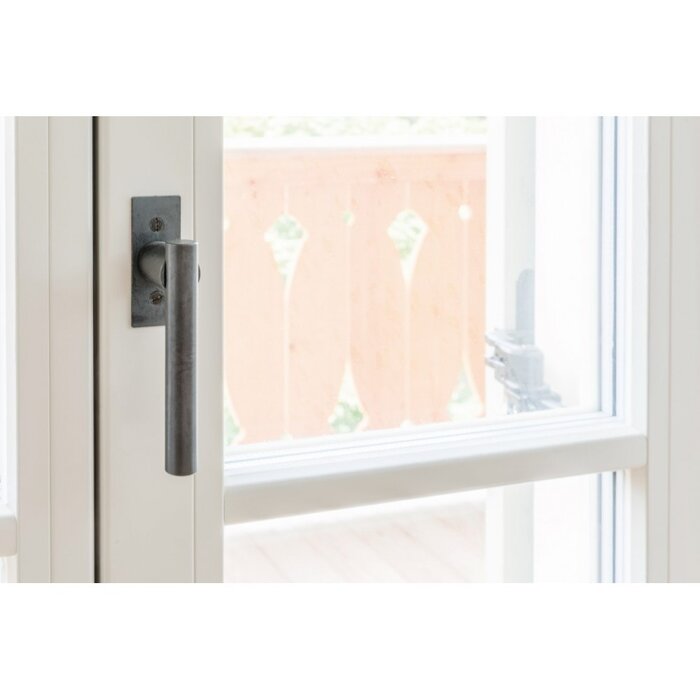 HALCO HALCÖ Window handle turn-tilt FÜGEN -L- Visibly screwed - Black steel