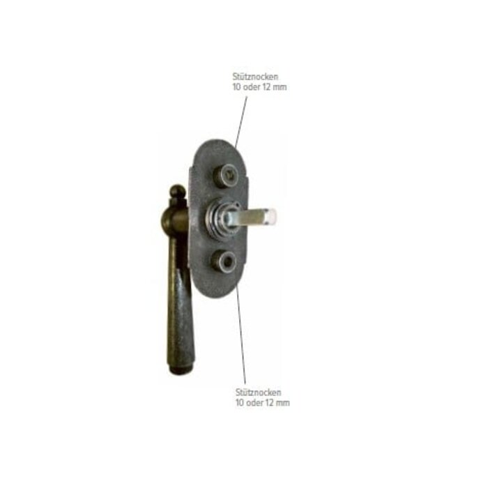 HALCO HALCÖ Window handles tilt and turn collection SÖLDEN -L - Black steel