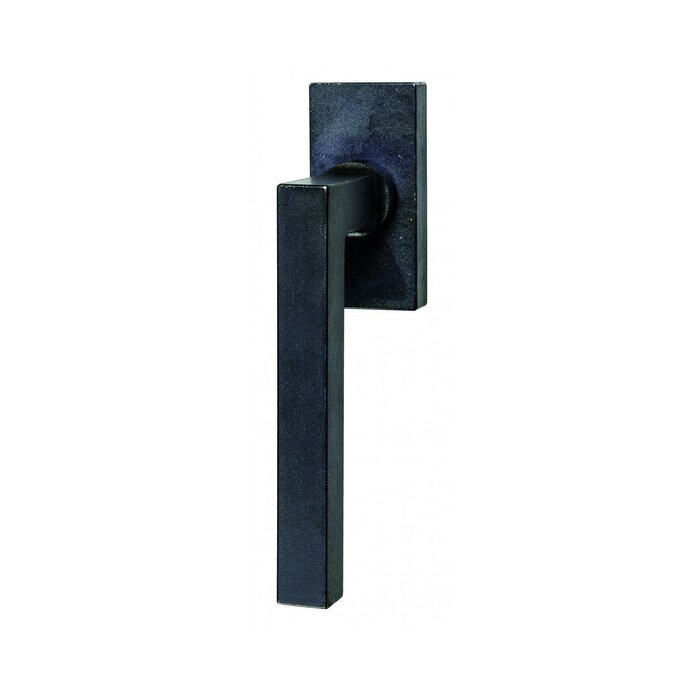 HALCO HALCÖ Window handles turn-tilt collection FISS - L - Rectangular rosette - Black steel