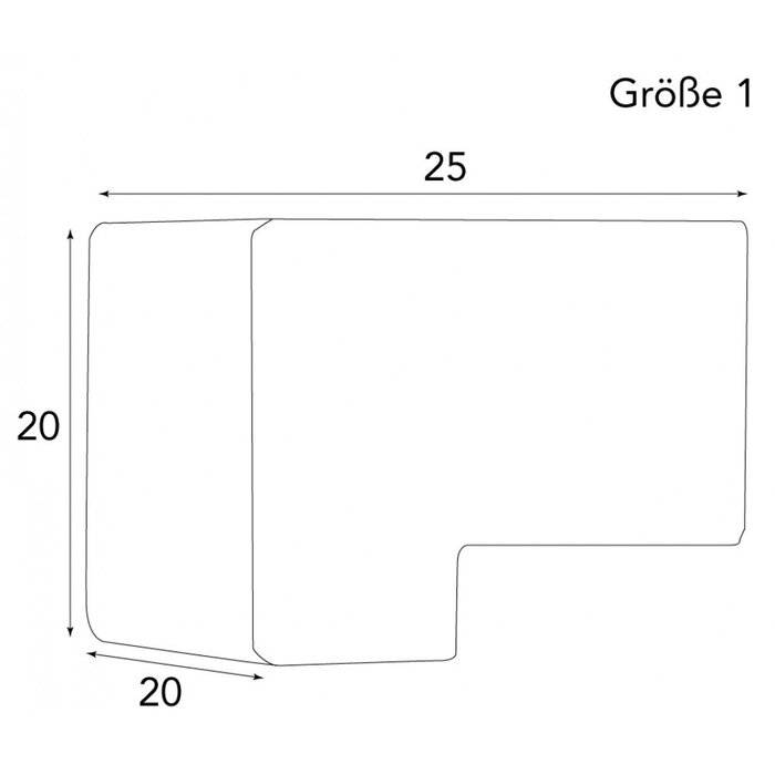 HALCO HALCÖ Möbelknopf Q St. Moritz/Lech/Oberstdorf - Rohstahl