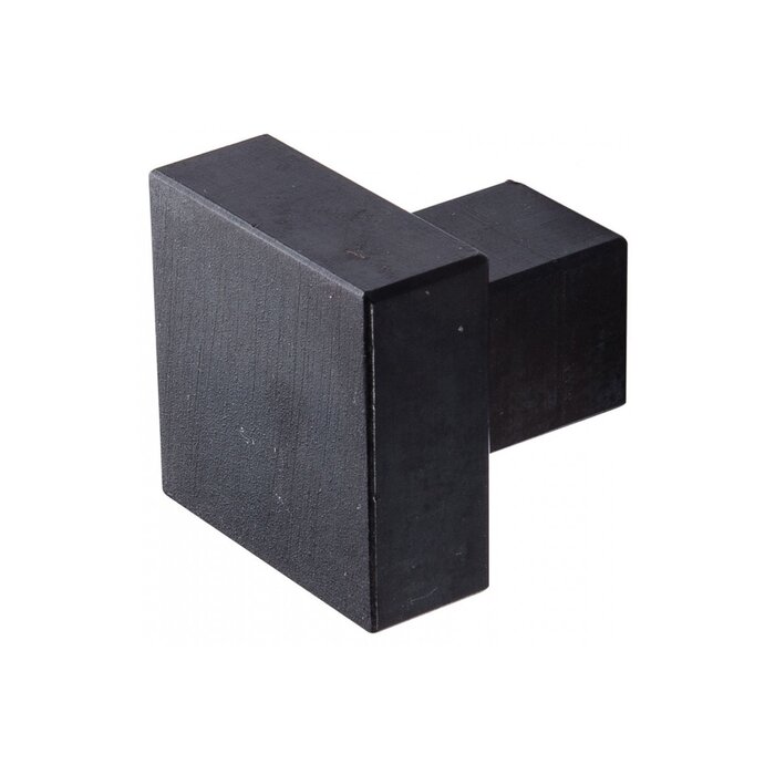 HALCO HALCÖ furniture knob Q ISCHGL/LECH - Black steel