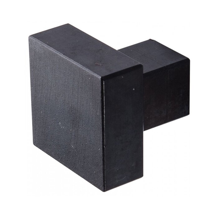 HALCO HALCÖ furniture knob Q ISCHGL/LECH - Black steel
