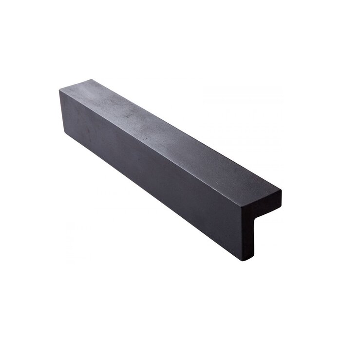 HALCO HALCÖ L-shaped furniture handle ISCHGL/LECH - black steel