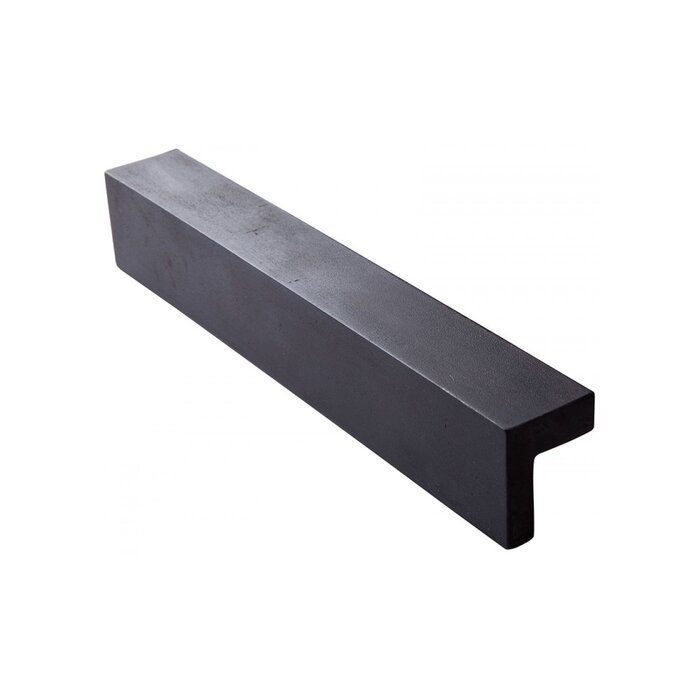 HALCO HALCÖ L-shaped furniture handle ISCHGL/LECH - black steel